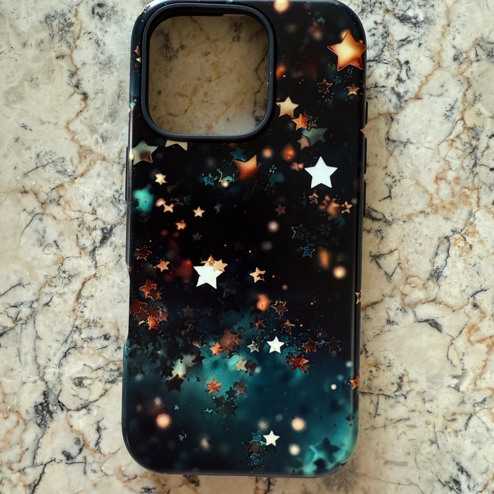 Galaxy Star Pattern Phone Case iPhone 16 Pro